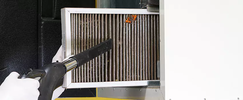 Clogged Air Duct Cleaning Process in Raymore, MO